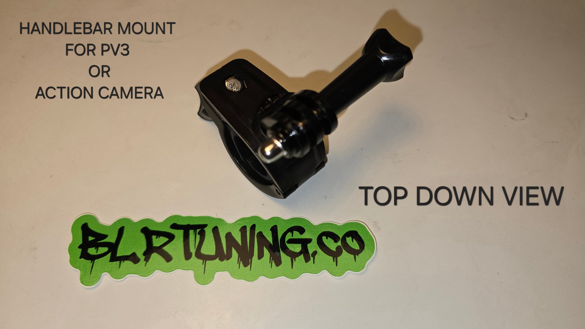 HANDLEBAR MOUNT FOR PV3 OR ACTION CAMERAS - FITS 7/8 TO 1 INCH STANDARD HANDLE BARS - Howling Moto