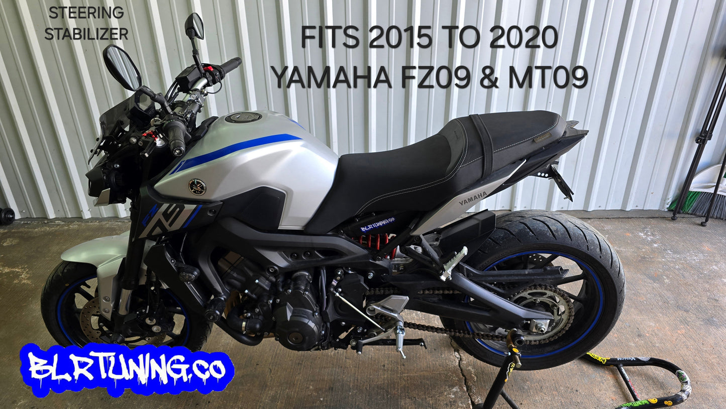 YAMAHA MT09 AND FZ09 STEERING STABILIZER DAMPER FITS 2015 TO 2020 MT09 MT-09 FZ09 FZ-09 - Howling Moto