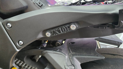 KAWASAKI NINJA ZX-10R ZX-10RR ZX1000 REAR PEG DELETE BLOCK OFF PLATES AND EXHAUST HANGER KIT FITS 2011 - 2024 - Howling Moto