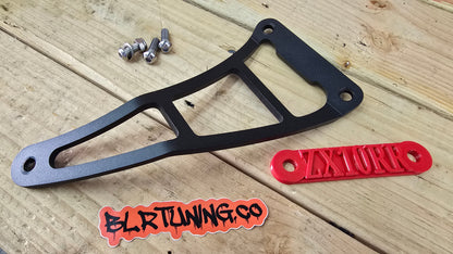 KAWASAKI NINJA ZX-10R ZX-10RR ZX1000 REAR PEG DELETE BLOCK OFF PLATES AND EXHAUST HANGER KIT FITS 2011 - 2024 - Howling Moto