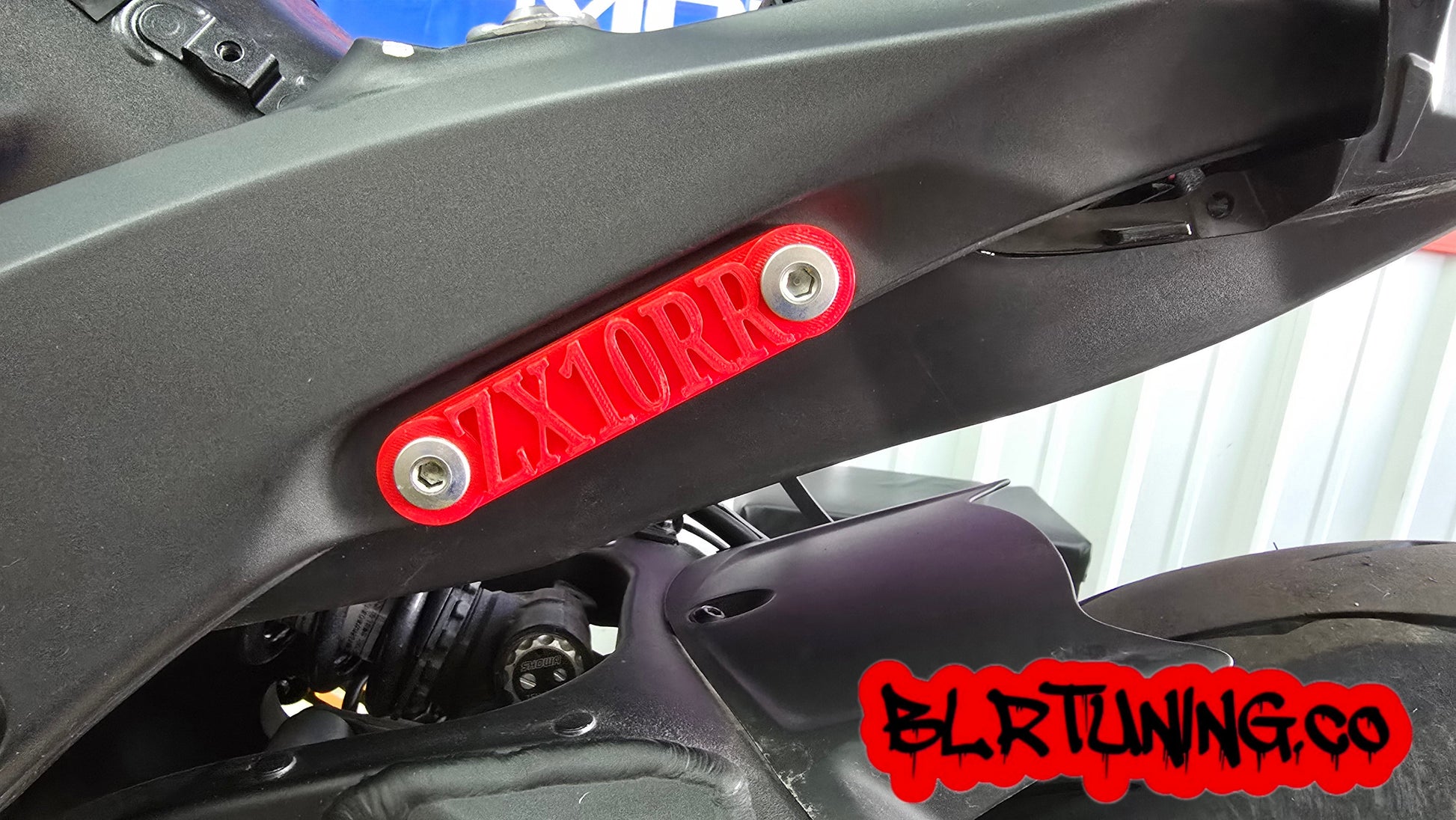 KAWASAKI NINJA ZX-10R ZX-10RR ZX1000 REAR PEG DELETE BLOCK OFF PLATES AND EXHAUST HANGER KIT FITS 2011 - 2024 - Howling Moto
