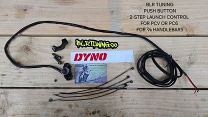 PUSH BUTTON 2-STEP LAUNCH CONTROL FOR PCV OR PC6 FITS 7/8 HANDLEBARS - WORKS ON STREET BIKE - SPORT BIKE - NAKED BIKE - ATV - DIRT BIKE - SXS - BAGGER - Howling Moto