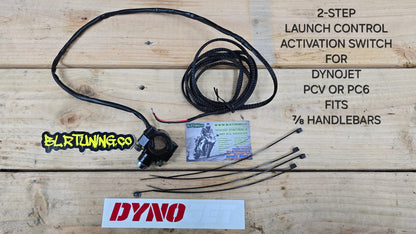 PUSH BUTTON 2-STEP LAUNCH CONTROL FOR PCV OR PC6 FITS 7/8 HANDLEBARS - WORKS ON STREET BIKE - SPORT BIKE - NAKED BIKE - ATV - DIRT BIKE - SXS - BAGGER - Howling Moto
