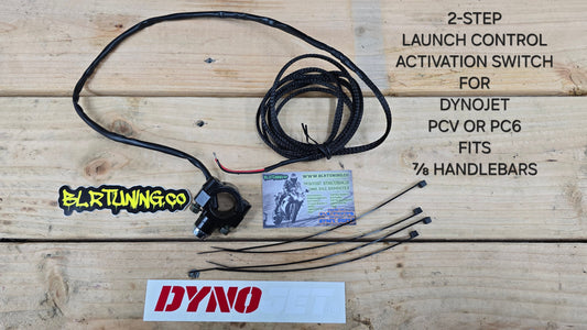 PUSH BUTTON 2-STEP LAUNCH CONTROL FOR PCV OR PC6 FITS 7/8 HANDLEBARS - WORKS ON STREET BIKE - SPORT BIKE - NAKED BIKE - ATV - DIRT BIKE - SXS - BAGGER - Howling Moto