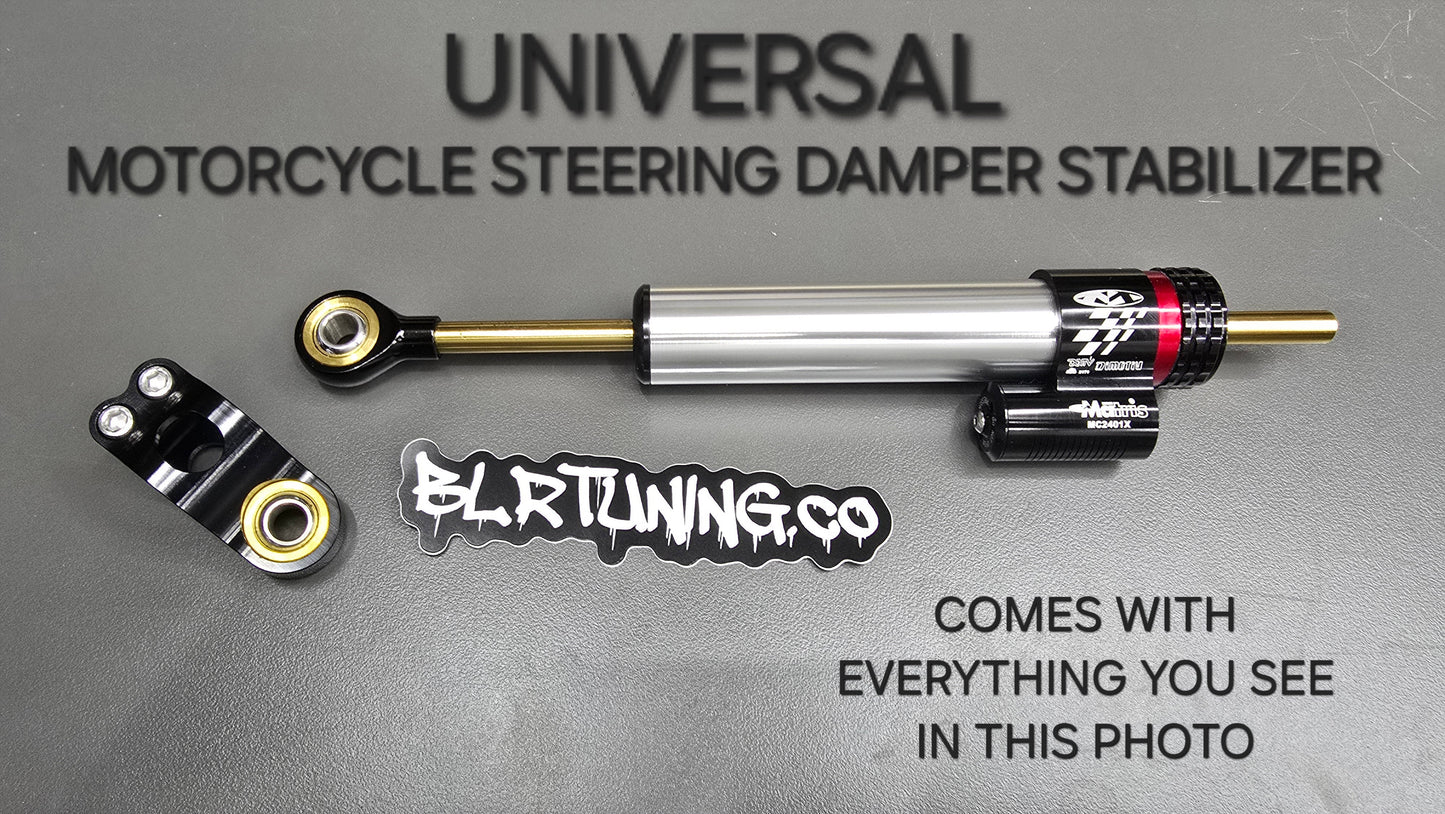 STEERING DAMPER STABILIZER UNIVERSAL 9 INCH FOR DIY PROJECTS WILL WORK FOR MOST MOTORCYCLES READ PRODUCT DESCRIPTION - Howling Moto
