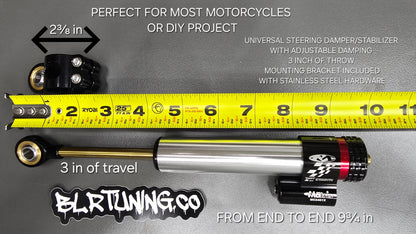 STEERING DAMPER STABILIZER UNIVERSAL 9 INCH FOR DIY PROJECTS WILL WORK FOR MOST MOTORCYCLES READ PRODUCT DESCRIPTION - Howling Moto