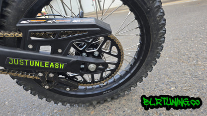 RAWRR MANTIS X 54 TOOTH REAR SPROCKET 7075 T6 ALUMINUM ANODIZED BLACK BY BLR TUNING - Howling Moto