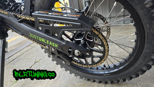 RAWRR MANTIS X 54 TOOTH REAR SPROCKET 7075 T6 ALUMINUM ANODIZED BLACK BY BLR TUNING - Howling Moto