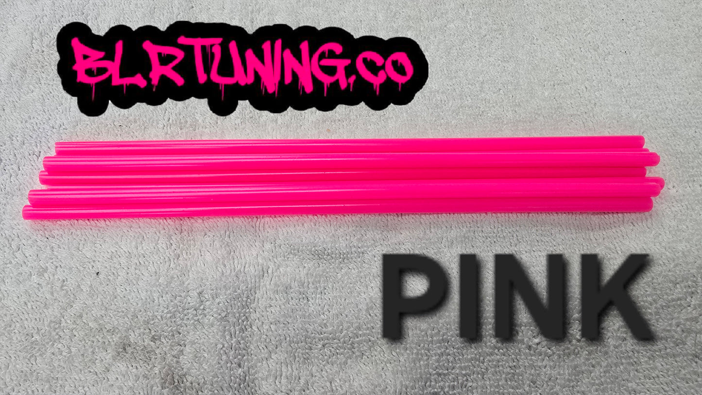 SPOKE COVERS PVC 9-IN UNIVERSAL COLORED FITS SPOKE WHEELS - Howling Moto