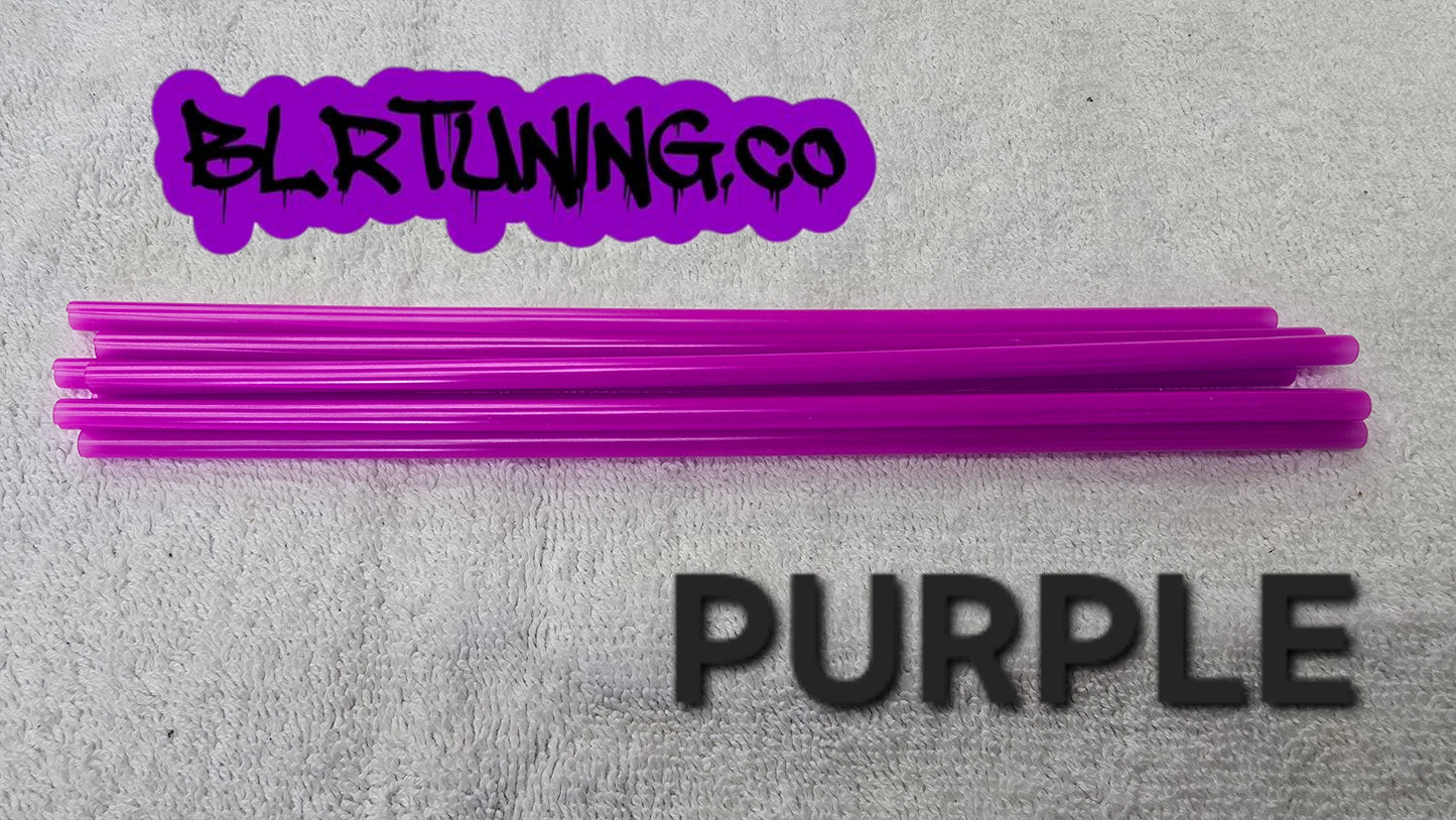 SPOKE COVERS PVC 9-IN UNIVERSAL COLORED FITS SPOKE WHEELS - Howling Moto