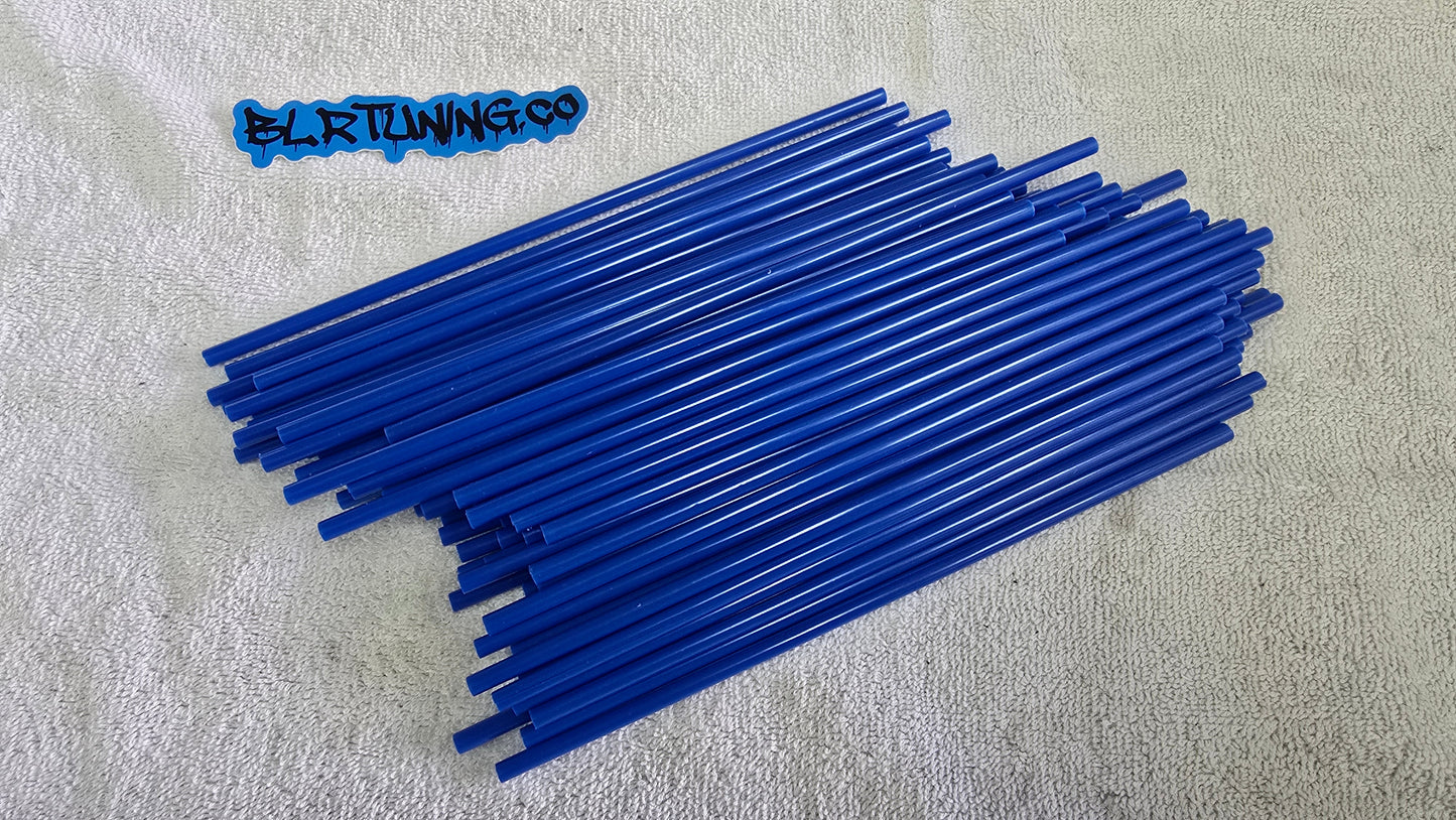 SPOKE COVERS PVC 9-IN UNIVERSAL COLORED FITS SPOKE WHEELS - Howling Moto