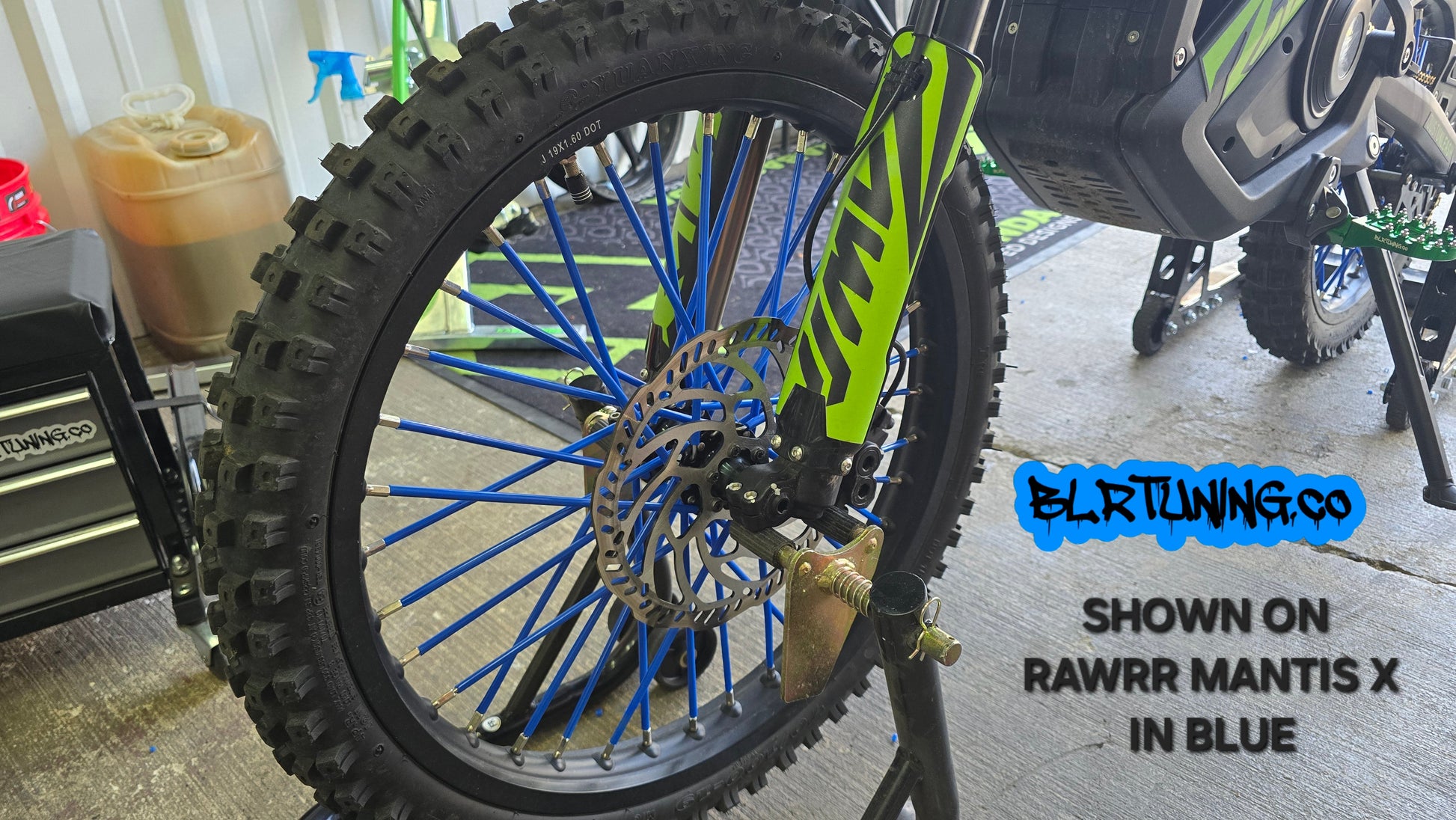 SPOKE COVERS PVC 9-IN UNIVERSAL COLORED FITS SPOKE WHEELS - Howling Moto