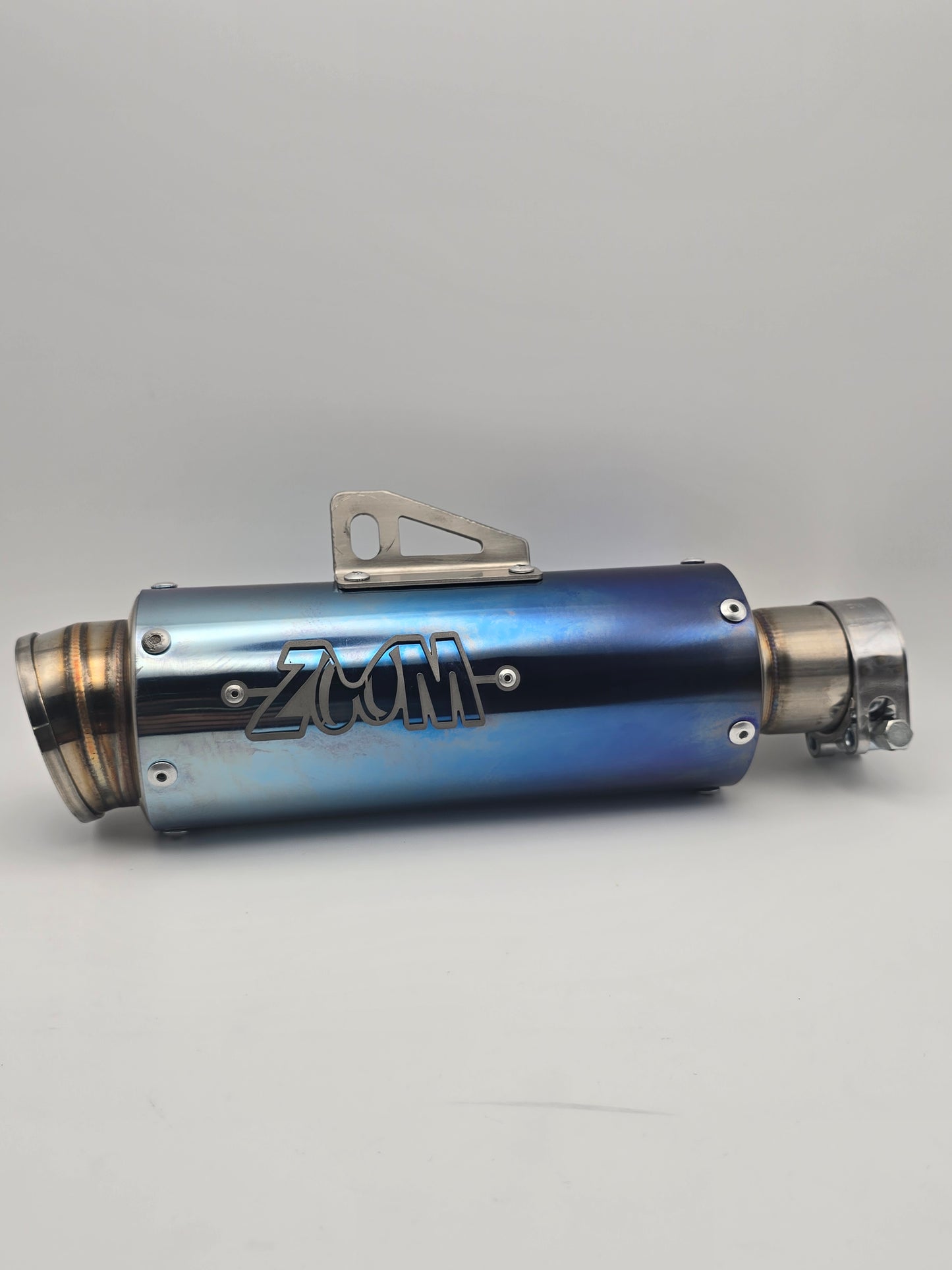 Zoom Loop Full Exhaust System Honda Grom 2014-2020 Titanium Blue (Used)