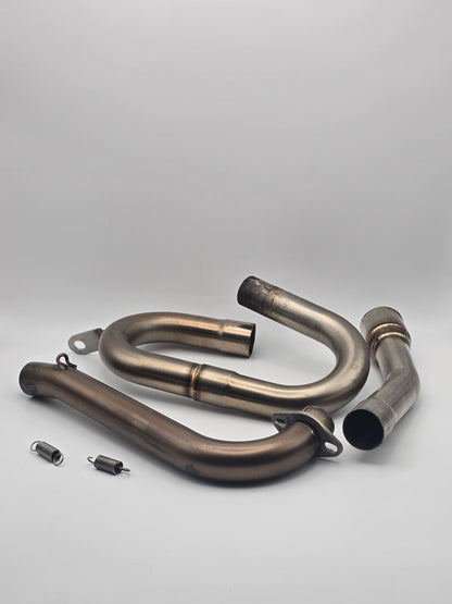 Zoom Loop Full Exhaust System Honda Grom 2014-2020 Titanium Blue (Used)