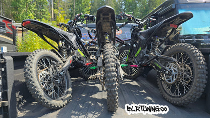 FOOT PEGS FOR RAWRR MANTIS X AND MANTIS X PRO BILLET ALUMINUM WITH STAINLESS STEEL TEETH BY BLR TUNING - Howling Moto