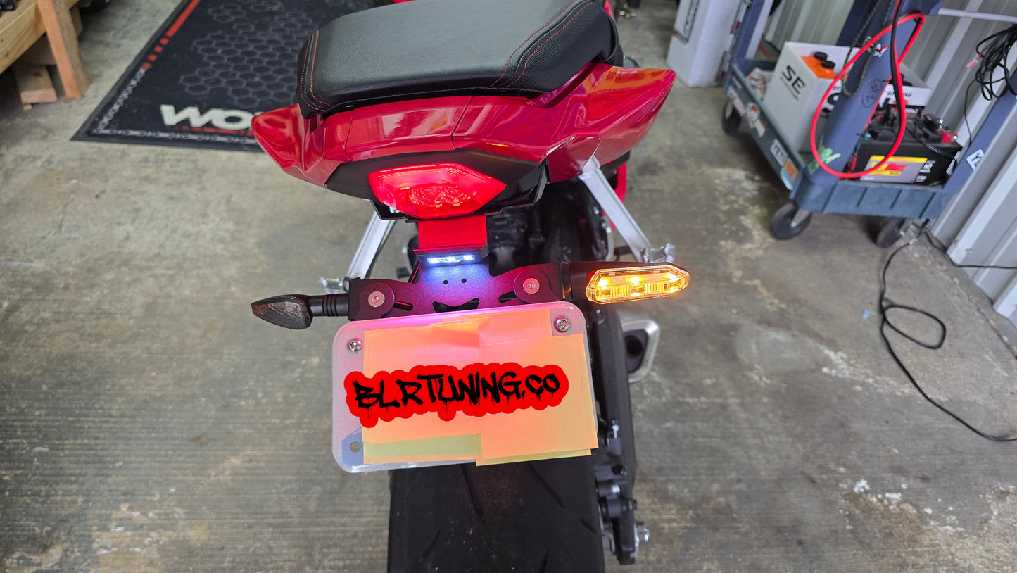 HONDA CBR650R E-CLUTCH ALUMINUM TAIL TIDY FITS 2024 - 2025 - Howling Moto