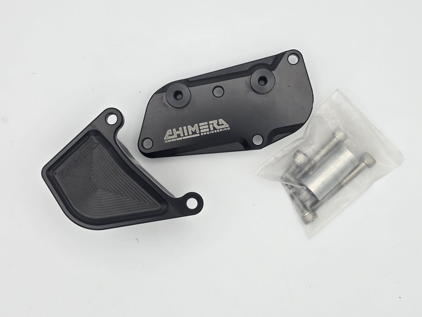 Chimera Engineering Oil Cooler Block - Honda Grom 125, Honda Monkey 125 (2022+) (Open-Box) - Howling Moto