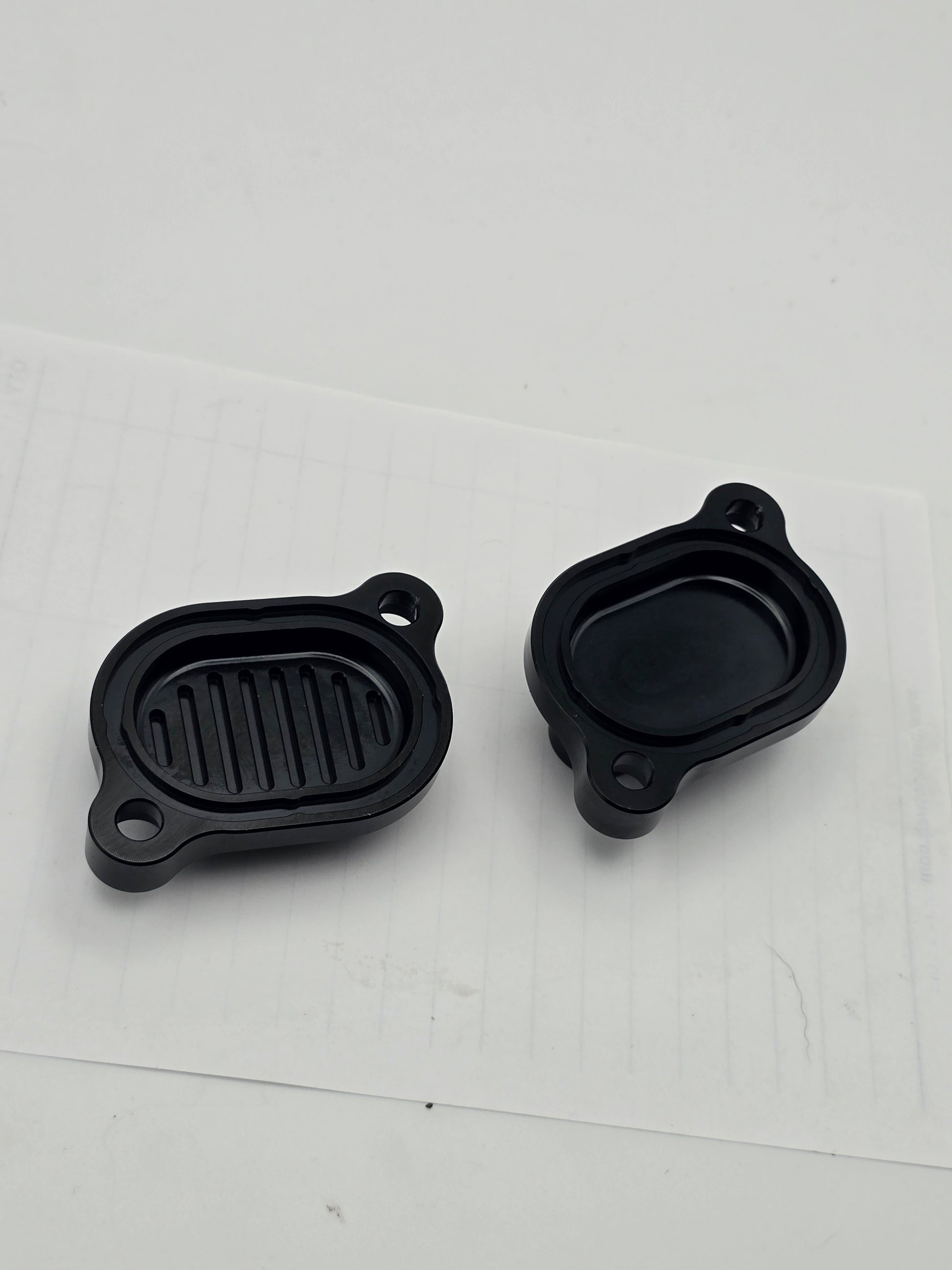 Kitaco Grom 3 Row Cooler Tappet Mount Caps (Pair) (Open-Box) - Howling Moto
