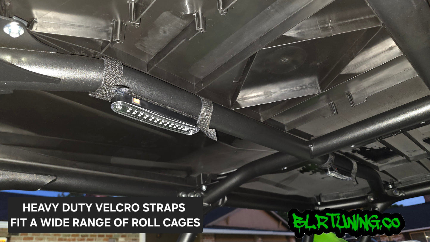 UTV ROLL CAGE MOUNTED LED DOME LIGHTS - BATTERY OPERATED - SUPER BRIGHT - Howling Moto