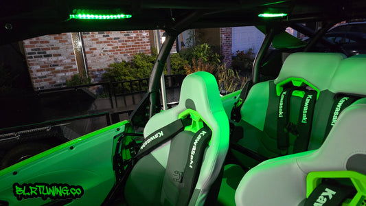 UTV ROLL CAGE MOUNTED LED DOME LIGHTS - BATTERY OPERATED - SUPER BRIGHT - Howling Moto