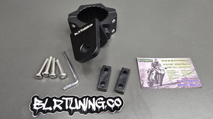 BLR TUNING Billet Aluminum Whip - Spot Light - Flagpole Mounts – Fits 1.75" to 2.0" Roll Cage Bars - UTV -ATV - ORV - UNIVERSAL FITMENT - Howling Moto