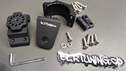 BLR TUNING Billet Aluminum Whip - Spot Light - Flagpole Mounts – Fits 1.75" to 2.0" Roll Cage Bars - UTV -ATV - ORV - UNIVERSAL FITMENT - Howling Moto