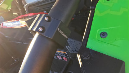 FLAGPOLE QUICK RELEASE AND ROLL CAGE MOUNTING BRACKET FITS 1/4 OR 5/16 FLAGPOLE AND FITS 1.6 TO 2 inch ROLL CAGE - Howling Moto