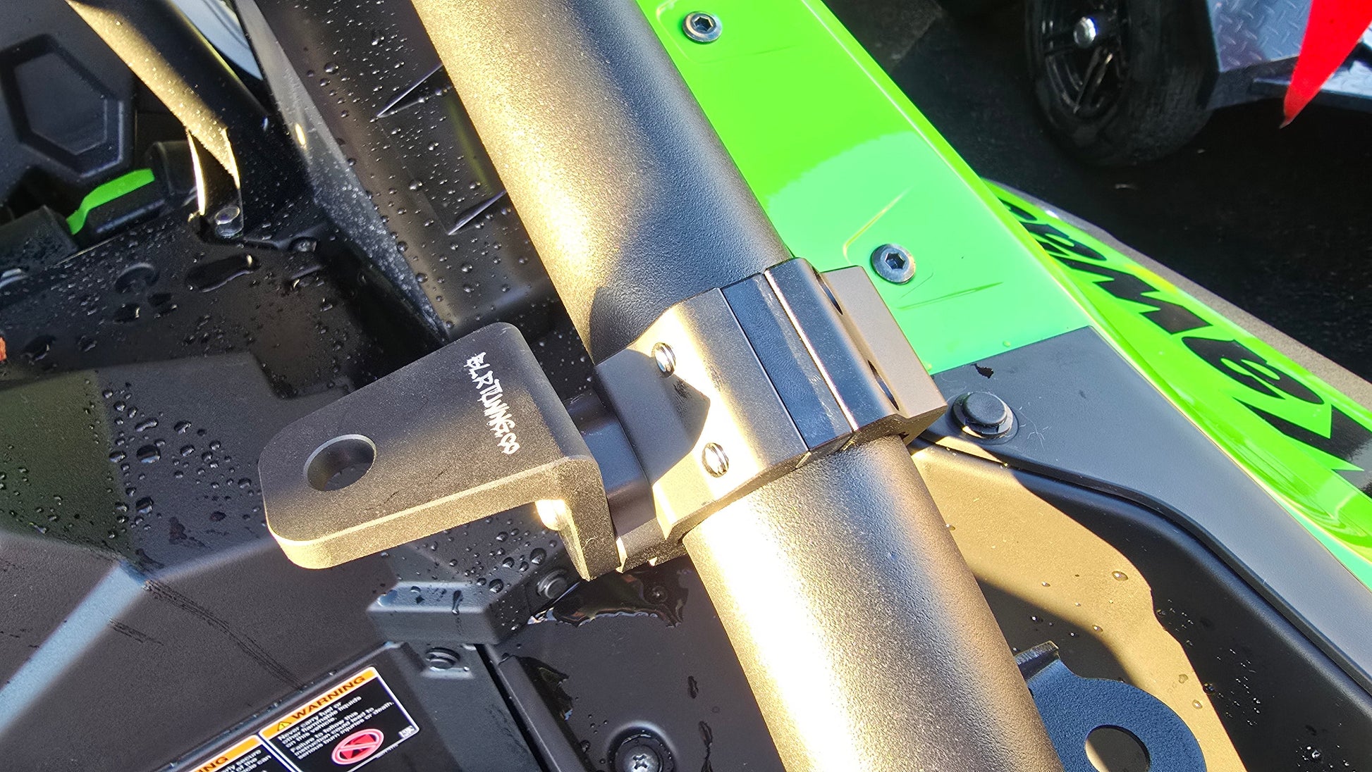 BLR TUNING Billet Aluminum Whip - Spot Light - Flagpole Mounts – Fits 1.75" to 2.0" Roll Cage Bars - UTV -ATV - ORV - UNIVERSAL FITMENT - Howling Moto