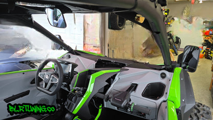 UTV MIRRORS - REAR VIEW MIRROR AND SIDE MIRRORS - LIGHTWEIGHT - WIDE FIELD OF VIEW - UNIVERSAL FITMENT - 1.6 in to 2 in ROLL CAGE MOUNTED - Howling Moto