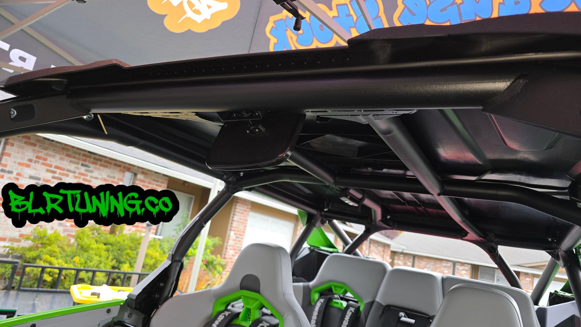 UTV MIRRORS - REAR VIEW MIRROR AND SIDE MIRRORS - LIGHTWEIGHT - WIDE FIELD OF VIEW - UNIVERSAL FITMENT - 1.6 in to 2 in ROLL CAGE MOUNTED - Howling Moto