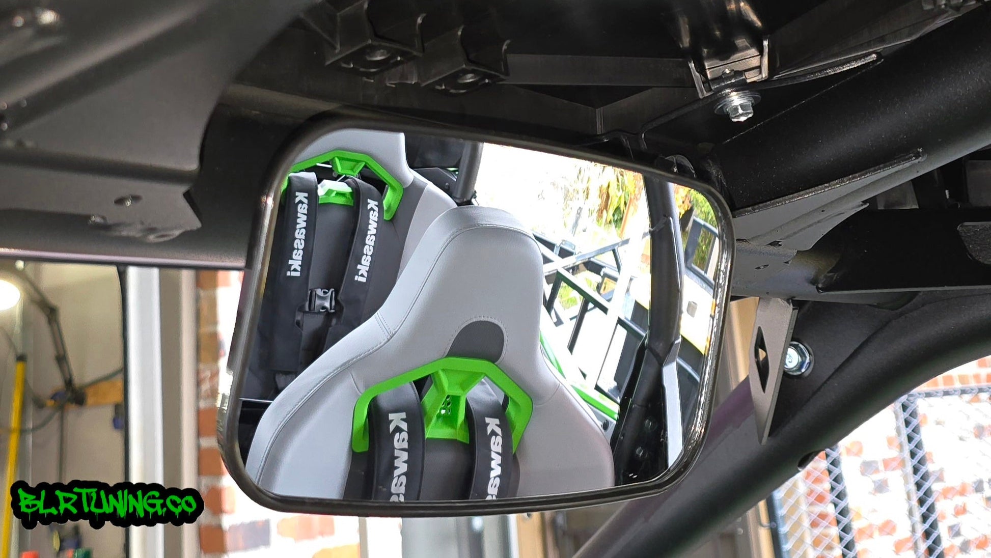 UTV MIRRORS - REAR VIEW MIRROR AND SIDE MIRRORS - LIGHTWEIGHT - WIDE FIELD OF VIEW - UNIVERSAL FITMENT - 1.6 in to 2 in ROLL CAGE MOUNTED - Howling Moto