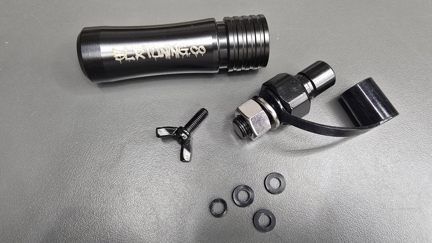 UTV AND ATV FLAGPOLE QUICK RELEASE BILLET ALUMINUM 1/4 OR 5/16 FLAGPOLE HOLDER - Howling Moto