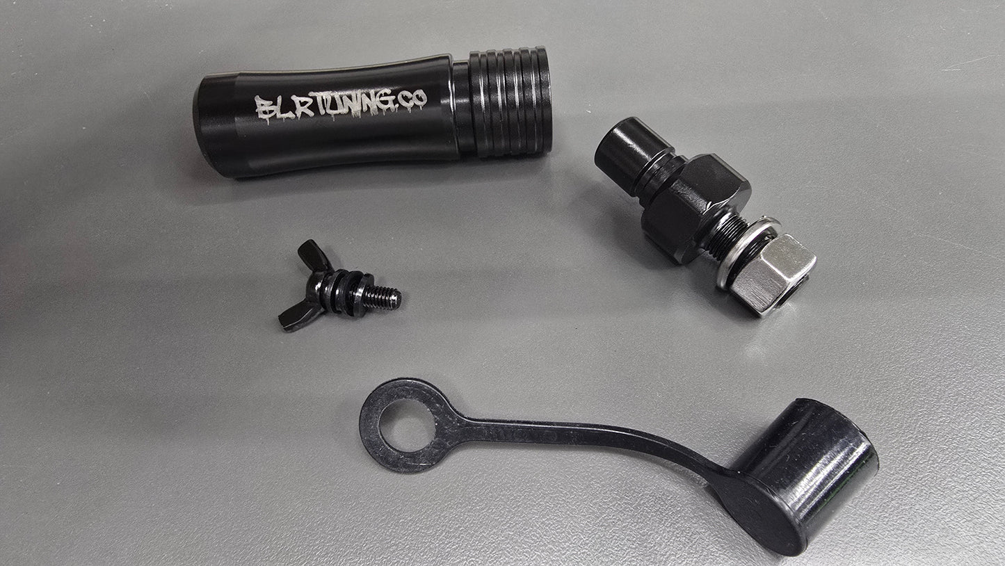 UTV AND ATV FLAGPOLE QUICK RELEASE BILLET ALUMINUM 1/4 OR 5/16 FLAGPOLE HOLDER - Howling Moto