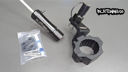 FLAGPOLE QUICK RELEASE AND ROLL CAGE MOUNTING BRACKET FITS 1/4 OR 5/16 FLAGPOLE AND FITS 1.6 TO 2 inch ROLL CAGE - Howling Moto