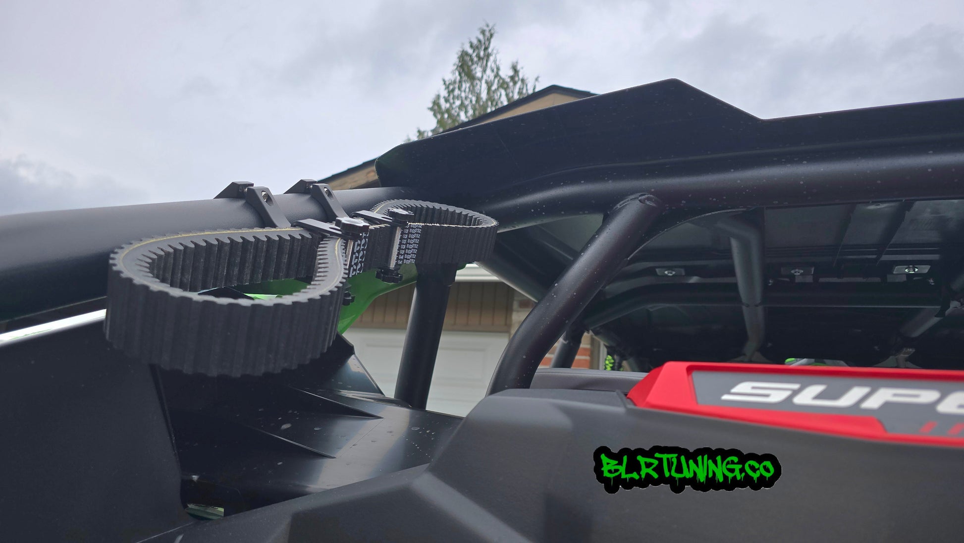 CVT Belt Holder – Roll Cage Mounted - fits 1.5 in - 2 in Roll Cage FOR UTV AND ATV - Howling Moto