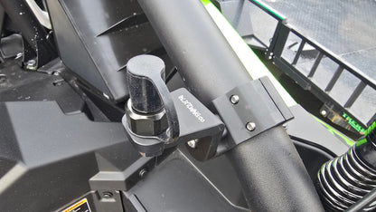 FLAGPOLE QUICK RELEASE AND ROLL CAGE MOUNTING BRACKET FITS 1/4 OR 5/16 FLAGPOLE AND FITS 1.6 TO 2 inch ROLL CAGE - Howling Moto