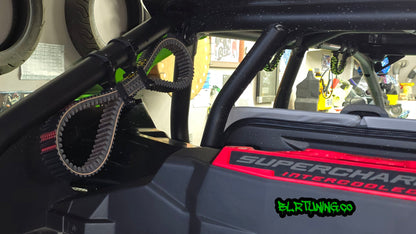 CVT Belt Holder – Roll Cage Mounted - fits 1.5 in - 2 in Roll Cage FOR UTV AND ATV - Howling Moto