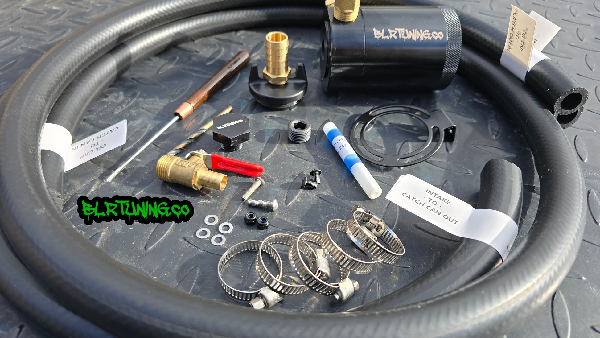 KAWASAKI TERYX H2 AIR OIL SEPARATOR 3 PORT CATCH CAN - Howling Moto