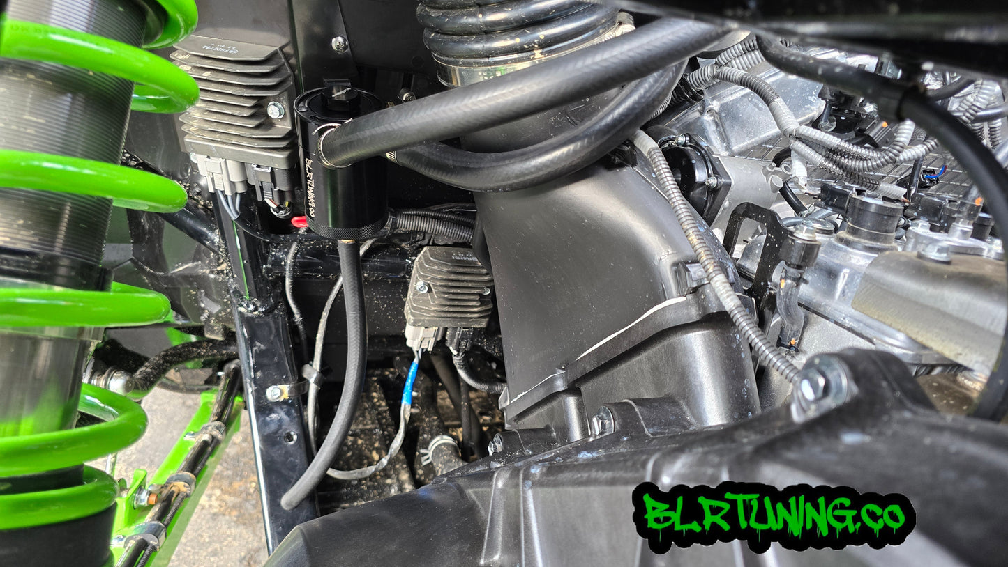KAWASAKI TERYX H2 AIR OIL SEPARATOR 3 PORT CATCH CAN - Howling Moto
