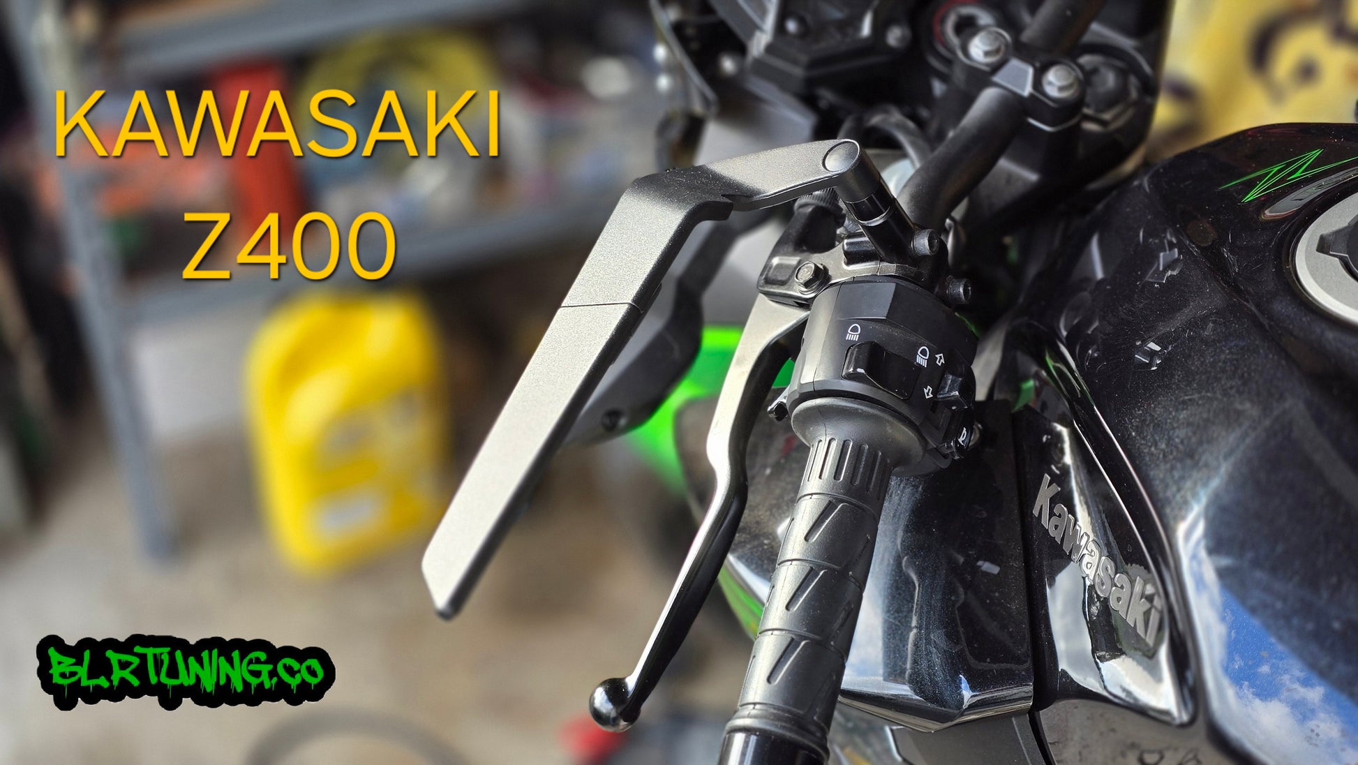 BLR TUNING Perch-Mounted Stealth Winglet Mirrors – Black Aluminum UNIVERSAL FIT - Howling Moto
