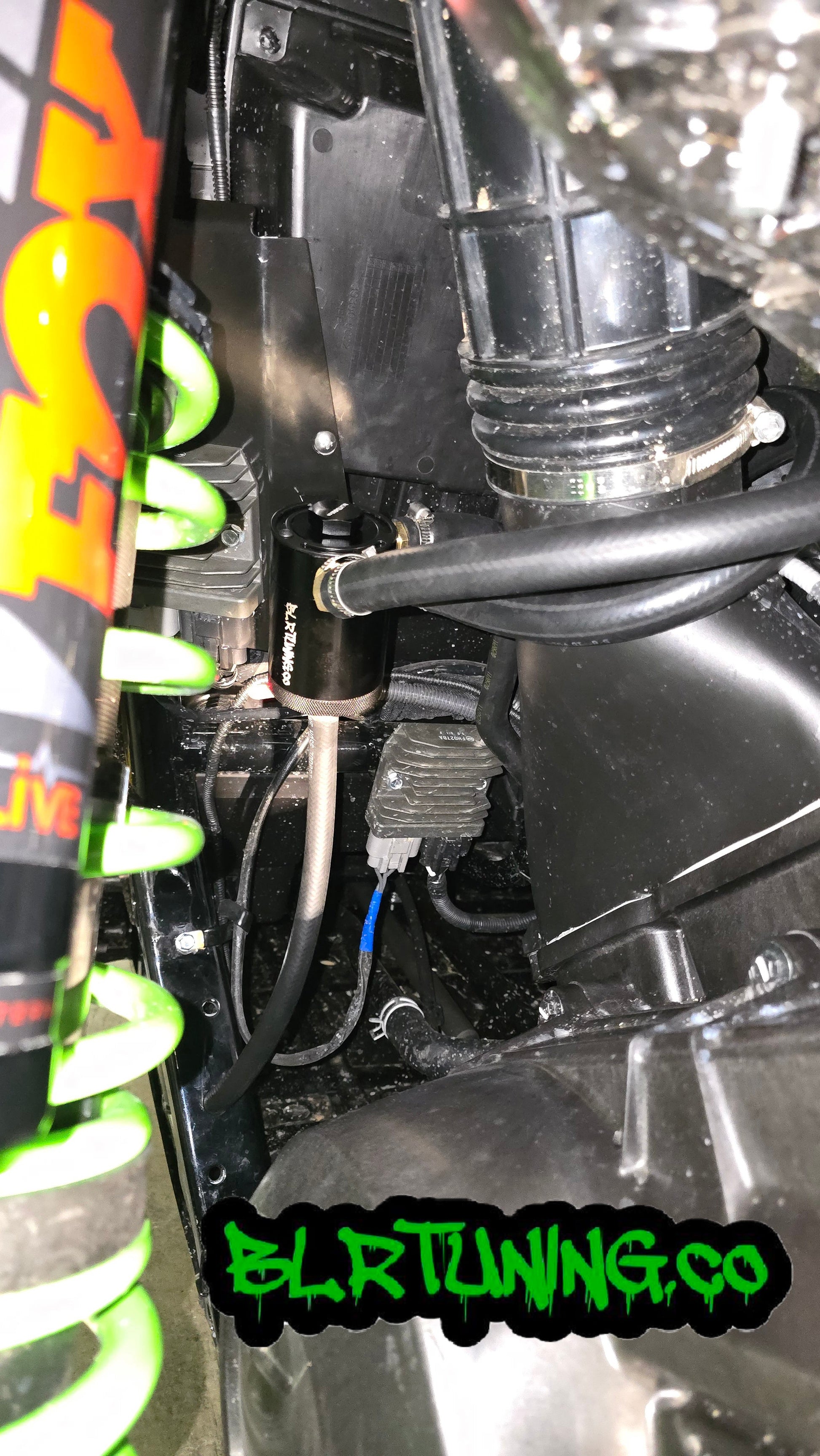 KAWASAKI TERYX H2 AIR OIL SEPARATOR 3 PORT CATCH CAN - Howling Moto