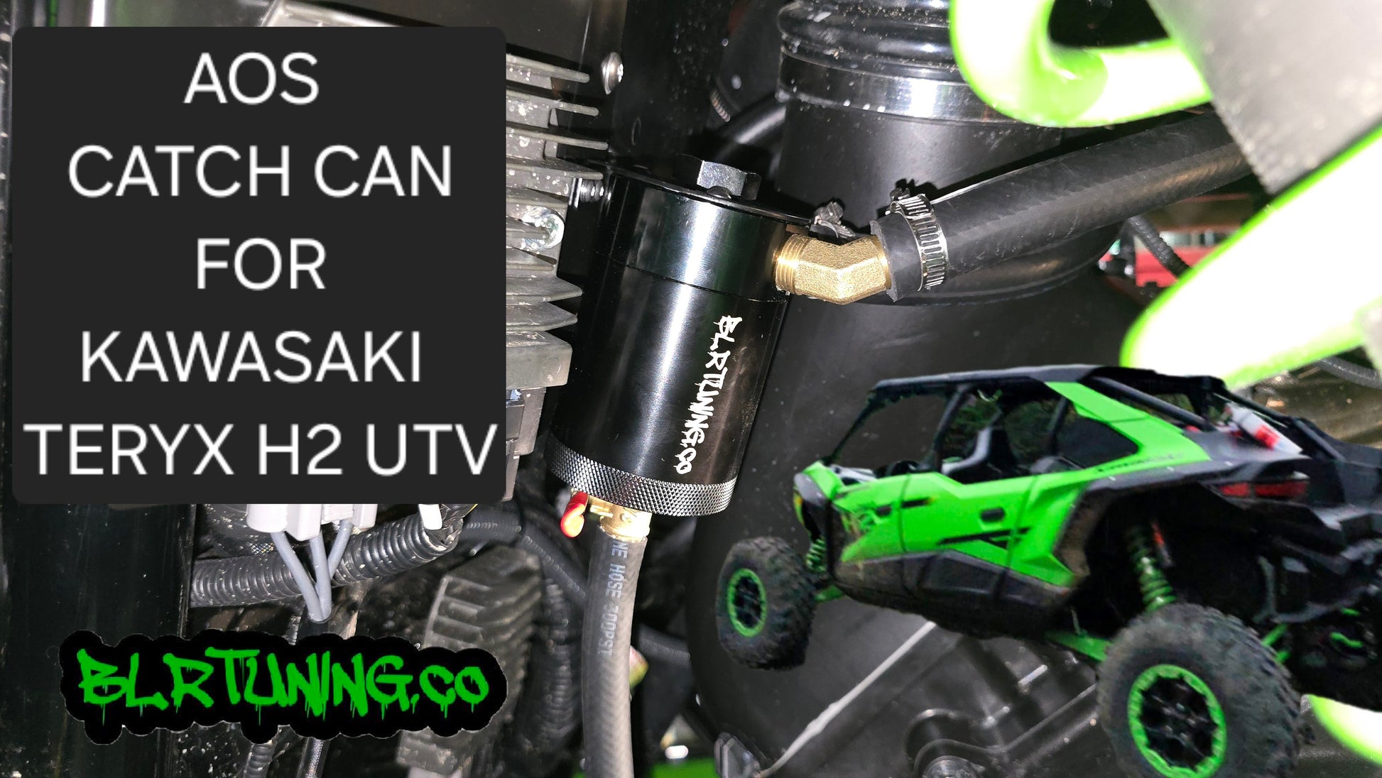 KAWASAKI TERYX H2 AIR OIL SEPARATOR 3 PORT CATCH CAN - Howling Moto