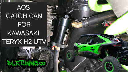 KAWASAKI TERYX H2 AIR OIL SEPARATOR 3 PORT CATCH CAN - Howling Moto