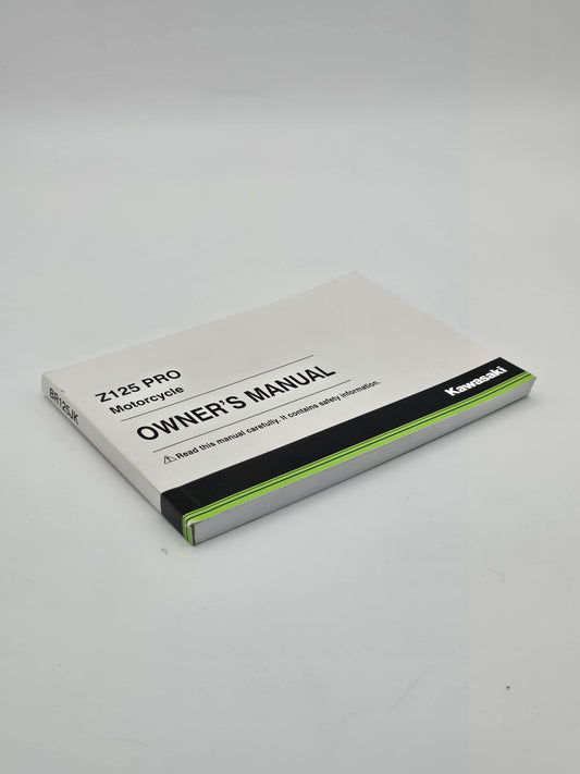 Kawasaki Z125 Pro Owner's Manual 2019 (Used) - Howling Moto