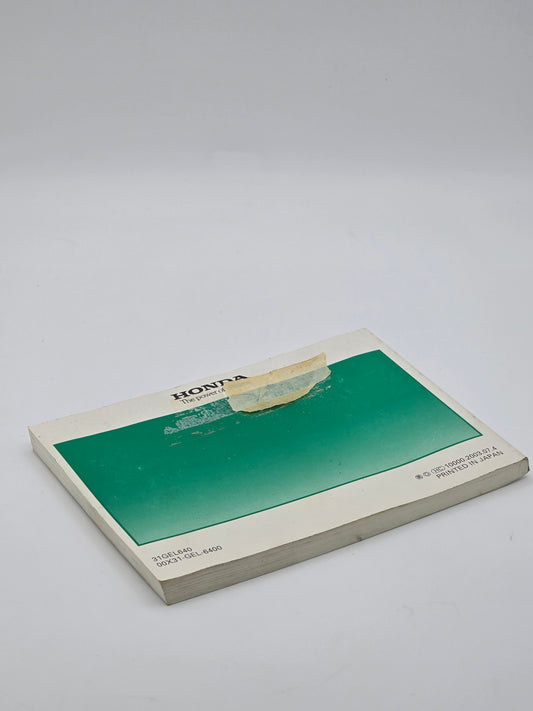 Honda CRF50F Owner's Manual 2004 (Used) - Howling Moto