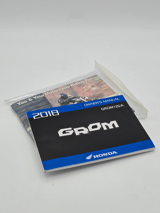 Honda Grom 2018 Owner's Manual (Open Box) - Howling Moto