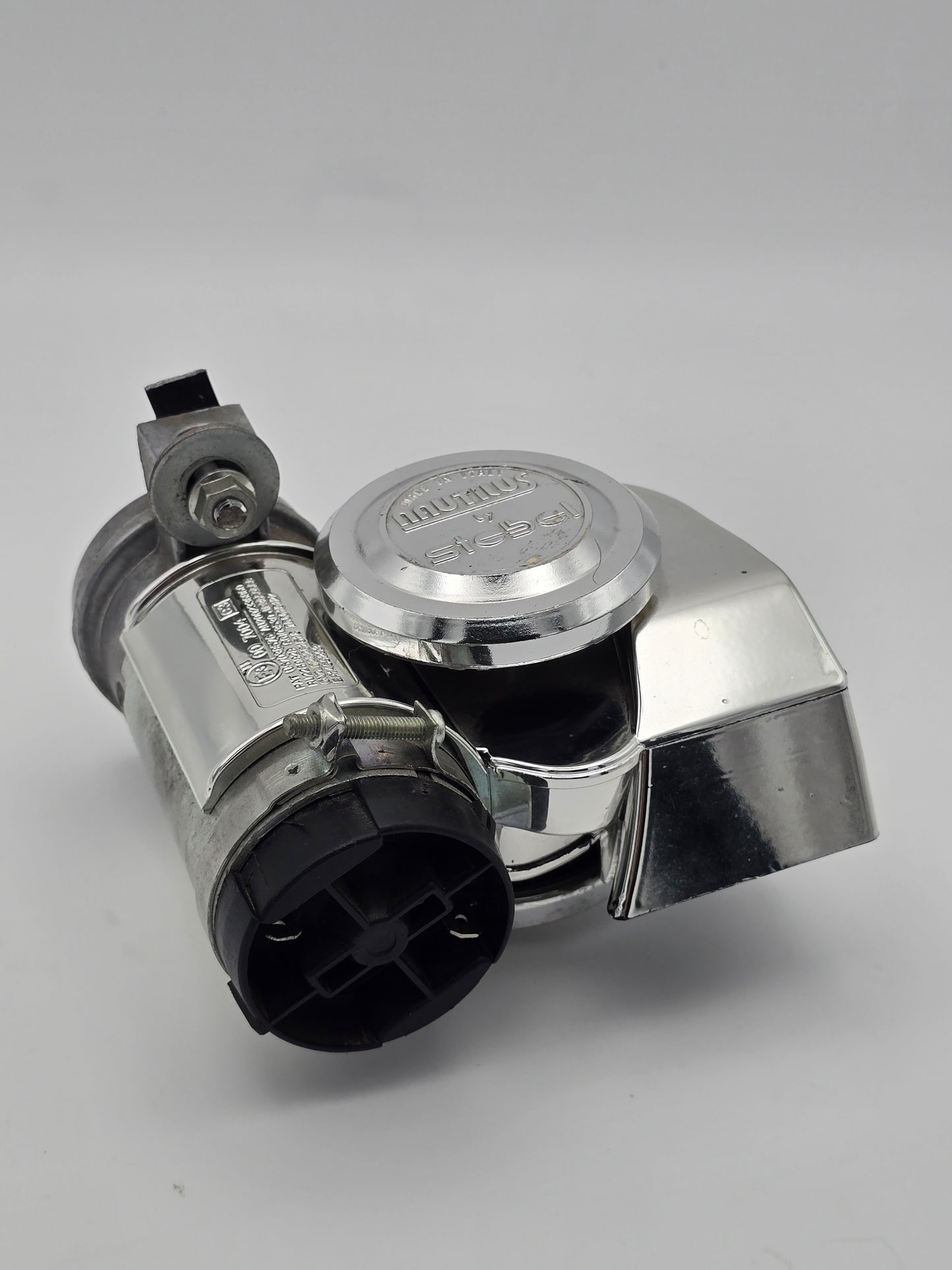 Nautilus by Stebel Compact Air Horn 12v Chrome (Used) - Howling Moto