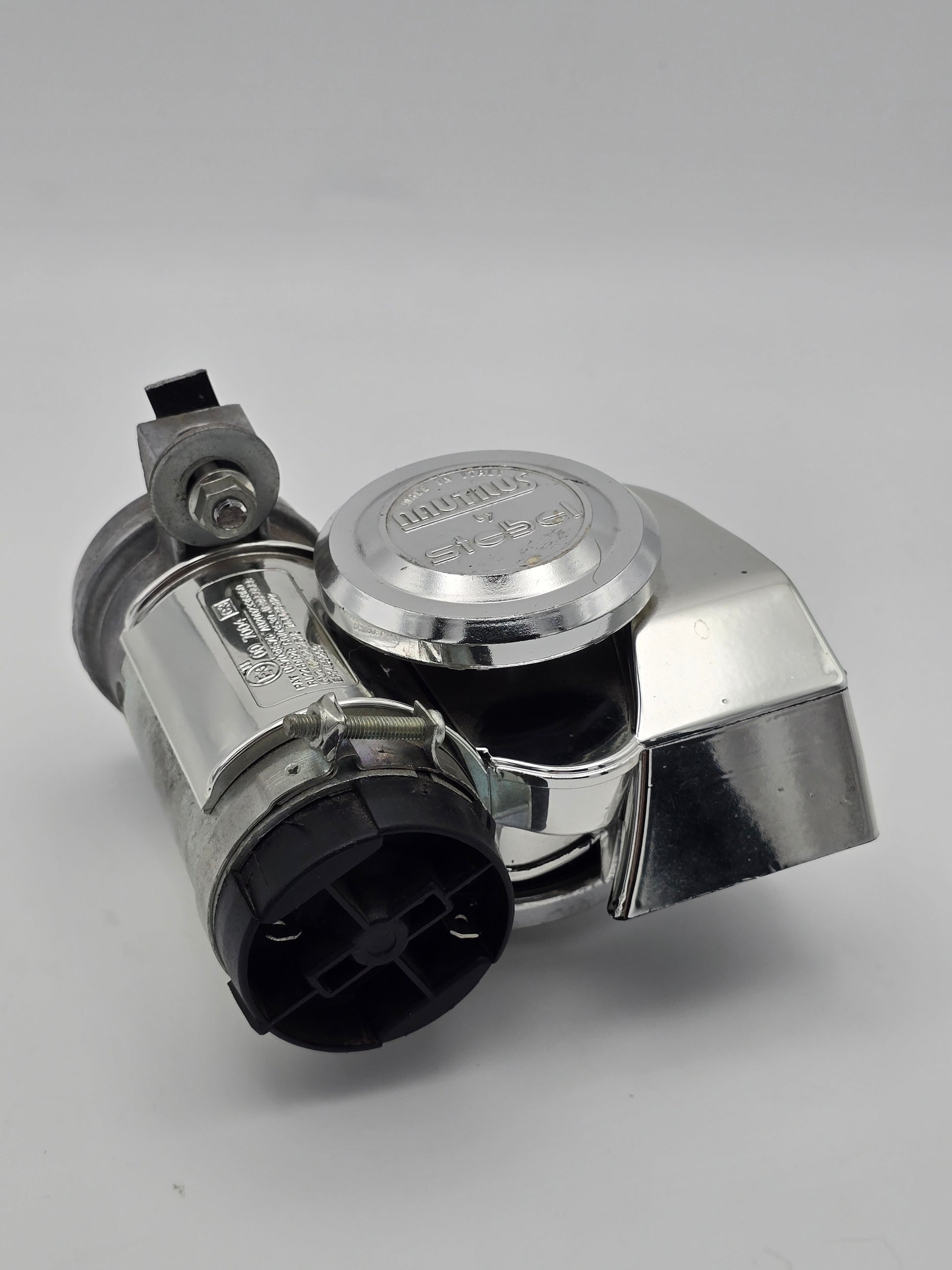 Nautilus by Stebel Compact Air Horn 12v Chrome (Used) - Howling Moto