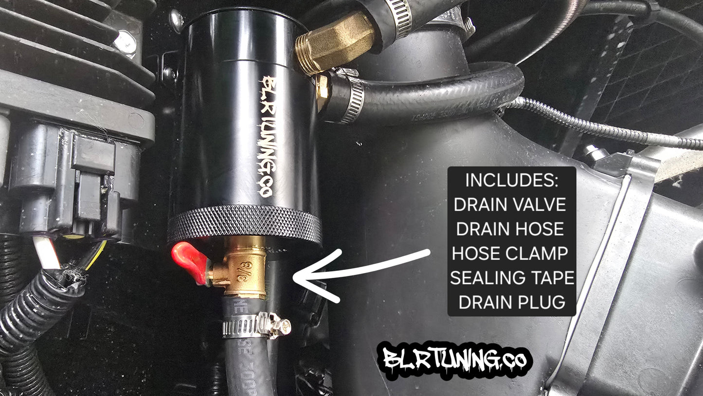 KAWASAKI TERYX H2 AIR OIL SEPARATOR 3 PORT CATCH CAN - Howling Moto