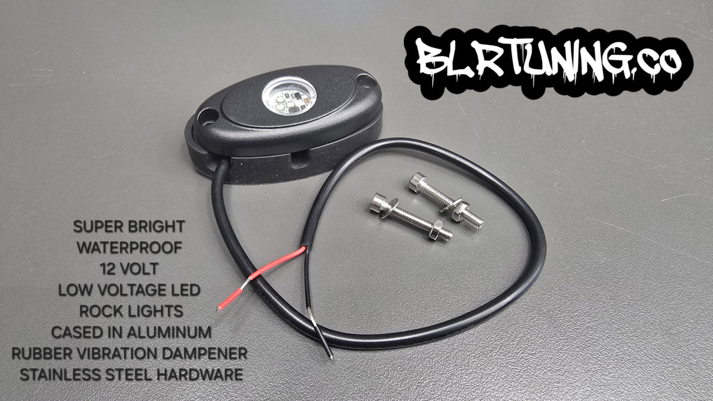 BLR TUNING HEAVY DUTY 12 VOLT LED ROCK LIGHTS – 4 PACK - Howling Moto